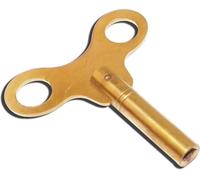 Llave para bobinado de reloj, manivela mecánica, herramienta de latón (llave n.º 4-3,25 mm I.D.)