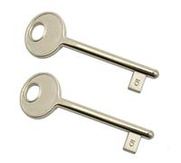 Llave para cerradura AGB interna empotrable (niquelada, Nº 5)
