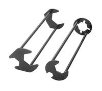 Llave para debajo del fregadero, llave de grifo de cocina, llave sanitaria multifuncional para tuercas de desagüe y grifo, cierre hexagonal fácil de usar