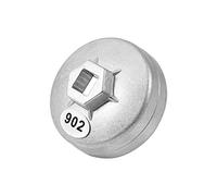 Llave para Filtro de Aceite,14 Flauta de Aluminio 902 Cap Llave del Filtro de Aceite Herramienta del Coche del Removedor del Zócalo