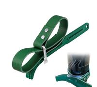 Llave para filtro de : llave de correa ajustable, diseño de agarre antideslizante, construcción de acero resistente, herramienta profesional Rendimiento confiable | Para el mantenimiento del tal