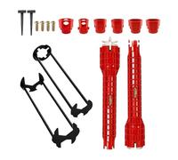 Llave para fregadero y grifo | Herramienta de desmontaje de mezclador de cocina - Kit de llave multifunción para fontanería, ducha, bañera, lavabo y tuberías