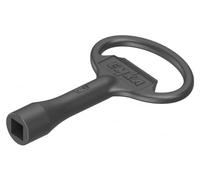 Llave para inserto cuadrado 7 de zamak negro 1004-01 EMKA