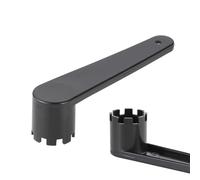 Llave para kayaks inflables, herramienta de válvula portátil, llave de reparación de entrada de aire, construcción ligera de TPU, diseño a prueba de fugas para el mantenimiento de kayaks, botes