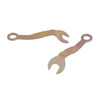 Llave para puerta empotrada de aleación de, Two pack | extremos de trabajo distintos, acceso abierto y encaje en forma de caja, diseñados para tareas de instalación y