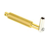 Llave para Tambores, Llave para Tambores Multifuncional con dientes. Durable para Gongs (WE22 Oro)