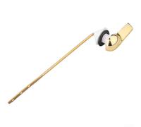 Llave para tanque de inodoro, válvula de descarga de latón, herramienta de interruptor lateral para botón de asiento de cisterna, accesorios de fontanería de tanque de agua (interruptor dorado)
