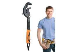 Llave Para Tuberías,Punzón y Palanca con Empuñadura Antideslizante,Llave de Rueda con Extremo Puntiagudo | Para Tornillos, Tuercas, Hogar, Cocina, Garaje, Reparación de Autos, Trabajo y Motos