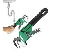Llave para tubos rápida,Llave para tubos ajustable | Llave de fontanero ajustable para trabajos pesados para espacios reducidos,Llave recta de fontanero para espacios estrechos, mantenimiento del ho