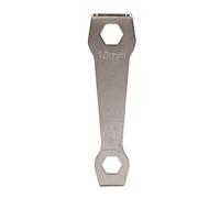 Llave para tuercas de, herramienta extracción soporte inferior bicicleta, diseño doble extremo, herramienta mantenimiento y desmontaje acero, práctico extractor manivela