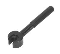 Llave perno para perillas de retención BT40, herramienta llave CNC acero aleación 42CrMo, superficie galvanizada negra con antideslizante moleteadoherramienta para mantenimiento