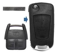 Llave plegable UMBAU mando a distancia 3 botones HU100 en bruto compatible con Opel