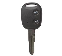 Llave plip compatible con Chevrolet Aveo Kalos Spark Beat Epica Lova Sail Matiz Holden Barina Daewoo 2 botones Carcasa de mando a distancia @Pro-Plip (Lama izquierda)