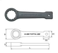 Llave poligonal TOPTUL AAAR4343