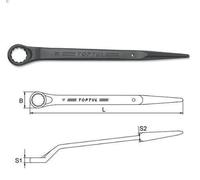 Llave poligonal TOPTUL AAAS2424