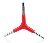 Llave Portátill De 3 Vías, Herramientas En Forma De Y, 3 Vías Llave De Torsión Exterior Interna Hexagonal, 2.4 Pulgadas Longitud Llave Allen Triangular De 4mm 5mm 6mm Para Bicicleta Reparaciones