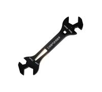 Llave profesional de acero al carbono para válvula de botella con 4 tamaños 17, 18, 24, 27 mm, compatible con equipos de corte de soldadura, herramienta de cisterna de oxígeno