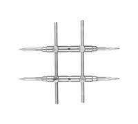 Llave profesional para lente de cámara, diseño de doble extremo para reparación y mantenimiento de cámaras réflex digitales, llave de doble cabeza
