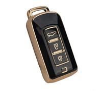 Llave remota de coche para TPU Shell Cover Soft Case para Outlander Lancer Xpander, cubierta de llave compatible para llaves de coche de 3 botones Cruz (negro)