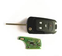 Llave remota para Chevrolet Cruze Malib 433MHz, completa con instrucciones de programación y corte (4BT 433MHZ)