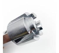 Llave removedora de drenaje de bañera con dos extremos funcionales para quitar desagües de bañera y fregadero de cocina hecha de aleación de zinc para reparaciones de fontanería