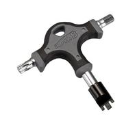 SUPER-B Herramienta de Llave Corta para Perno de Plato Doble TorX 30, Unisex, Black, Taille Unique