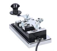 Llave telégrafo de onda corta K4, con contacto confiable y metal, construido para radio aficionado, para código Morse (6,5 mm)