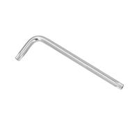 Llave torx - llave inviolable larga de acero cromo vanadio, tipo T25 mm, ideal para trabajos profesionales y alta durabilidad.