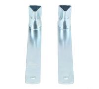 Llave triangular de acero para hardware de columna de barrera con revestimiento galvanizado y función de doble cabeza para uso en campo (2 piezas)