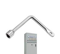 Llave triangular - Llave de caja eléctrica | Puerta de ascensor eléctrica | Llave triangular | Llave triangular para gabinete | Llave triangular en ángulo en de L, llave de medidor de agua
