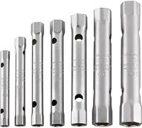 llave tubo - llave de 24x27 mm, fabricada en acero al carbono, diseño de resistencia, ideal para trabajos de apriete en zonas estrechas.