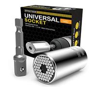 Llave universal autoajustable, adaptador para llave de carraca y taladro eléctrico, ideal como herramienta de regalo para hombres, marido, padre, aficionados al bricolaje, manitas y mujeres