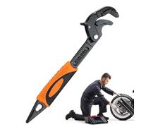 Llave Universal,Barra De Palanca Universal Con Agarre Antideslizante | con Llave de Tuerca de Cola Puntiaguda - para Tuercas Tornillos Hogar Cocina Garaje Reparación de Coches Trabajo Motocicleta