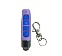 Llave universal de control remoto para casa inteligente, 4 botones, clonación inalámbrica, 433 MHz, para coche, puerta de garaje, puerta de tragaluz (morado-azul)