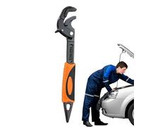 Llave universal - Mango antideslizante de hierro | Con llave de perno de cola puntiaguda | Para Tuercas, Baño, Cocina, Garaje, Coche, Motocicleta