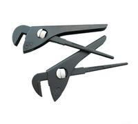 Llave universal multiuso, llave de tubo resistente, llave autoajustable, llave de tubo de sujeción rápida y potente, mandíbulas ajustables para adaptarse a diferentes tamaños de tubería (12 pulgadas)