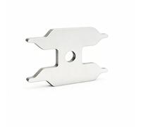 Llave Universal para Tapa de Cartucho de Grifo, Acero Inoxidable 304 Anticorrosión, Herramienta Cuadrada Compatible con Blanco 138219 y Series ACTIS, Alta, Linus,Mango Ergonómico Antifatiga