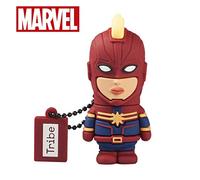 Llave USB 16 GB Captain Marvel - Memoria Flash Drive 2.0 Original Marvel Avengers, Tribe FD016507