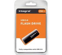 Llave USB 3.0 256GB NEGRO - INTEGRAL - Memoria flash - Capacidad de almacenamiento - Tipo de interfaz