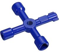 Llave Utilidad 4-en-1, Llave de utilidades universal 4 en 1, cruzada(Blue,1pcs)