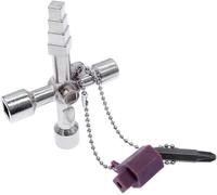 Llave Utilidad 4-en-1, Llave de utilidades universal 4 en 1, cruzada(C Type)
