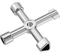 Llave Utilidad 4-en-1, Llave de utilidades universal 4 en 1, cruzada(Silver,4pcs)