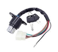 Llave Y Mecanismo Arranque Compatible Con CM400E 1980-1981 Para CM450C Para Custom 1981-1982 Para CM450E 1982-1983. 1 Juego De Cerradura De Encendido De 5 Cables Para Motocicleta Con 2 Llaves.