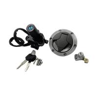 Llave Y Mecanismo Arranque Compatible Con Ninja Para 250R EX250J 2008-2012 Para 300 Para EX300B ABS Para EX300A 2013-2015 Cerradura Tapa Depósito De Combustible Y Llave Encendido Motocicleta.