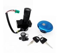 Llave Y Mecanismo Arranque Compatible Con Suzuki Para GS750 1980 Para GN250 1985-2001. Juego De Cerradura Para Interruptor De Encendido Y Tapa De Combustible Con 2 Llaves.