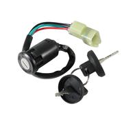 Llave Y Mecanismo Arranque Compatible Con Yamaha Para YFM90R Para Raptor 90 ATV 2009 2010 2011 2012 2013. Cerradura De Encendido Con 2 Llaves (43D-H2510-01 Y 43D-H2510-00).