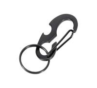 Llavero abrebotellas - Acero inoxidable 1,97x0,98x0,1 pulgadas 12g | Abridor de botellas, llaveros y llaveros multifuncionales seguros para hombres, herramienta portátil para abrir bebidas | Camping S