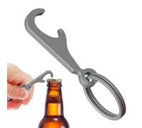 Llavero abrebotellas | Llavero de aleación, abridor de botellas, colgante de lata multifuncional, herramienta portátil para viajes, vida diaria, camping, picnics