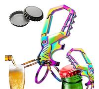 Llavero abrebotellas - Llavero elegante para mujer - Universal Portátil Compacto Mosquetón Herramienta de Supervivencia Destornillador con 3 Llaveros Para Hombres Mujeres