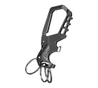 Llavero abrebotellas - Llaveros portátiles - Mosquetón compacto portátil universal Herramienta de supervivencia Destornillador con 3 llaveros para hombres y mujeres